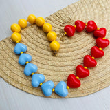 Collar Colombia viva corazon
