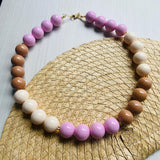 Collar Vainilla Rosa