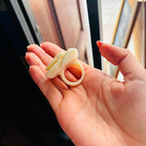 Anillo rosa Blanca