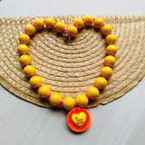 Collar El Amor Cura Yellow