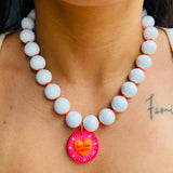 Collar Brilla Bonito Blanco