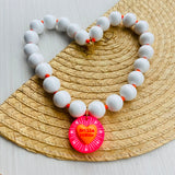 Collar Brilla Bonito Blanco