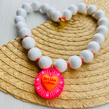 Collar Brilla Bonito Blanco