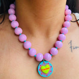 Collar Gratitud Rosa
