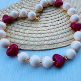 Collar Rojo Carmesi
