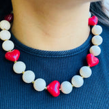 Collar Rojo Carmesi