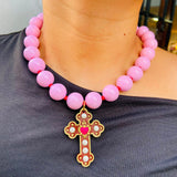 Collar Rosa Cruz