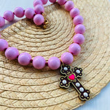 Collar Rosa Cruz