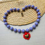 Collar alma violeta