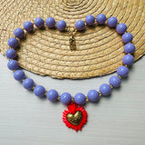 Collar alma violeta
