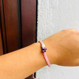 Pulsera Hongo Rosa