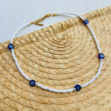 Collar mostacilla ojo turco
