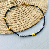 Collar mostacilla abeja black