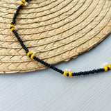 Collar mostacilla abeja black