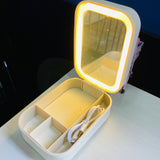 Joyero Rectangular Led Blanco