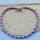 Collar Perla Lila