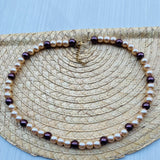 Collar Perla Coffe