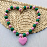 Collar amor rosa