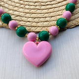 Collar amor rosa