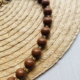 Collar cafe dorado