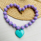 Collar Aqua Lila