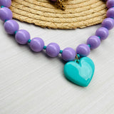 Collar Aqua Lila