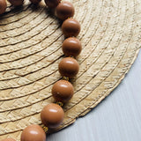 Collar lila dorado