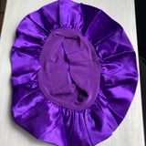 gorro satin clasic morado