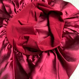 gorro satin clasic Vinotinto