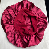 gorro satin clasic Vinotinto
