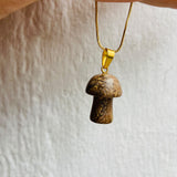 Collar hongo Jaspe Paisaje