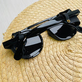 Gafas redondas punk negra