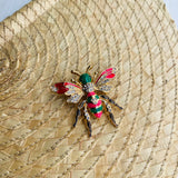 Prendedor abeja green