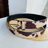 Cinturon vintage de vaca