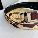 Cinturon vintage de vaca