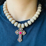 Collar Cruz Tierra