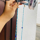 Tira para gafas ojo azul