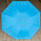 Sombrilla Manual Jardin Azul