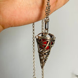 Collar llamador de ángel faro escarlata
