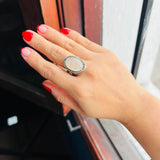 Anillo Cuarzo Rosa