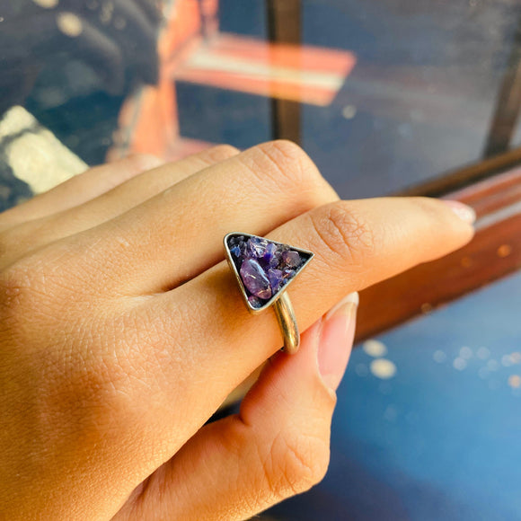 Anillo Nature amatista