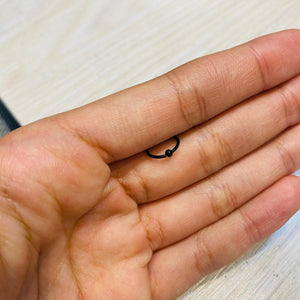 Piercing argolla baño en oro #27