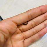 Piercing argolla baño en oro #27