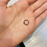 Piercing argolla baño en oro #27