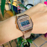 Reloj Casio Retro Oro Rosa