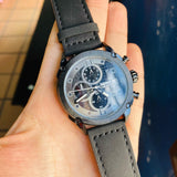 Reloj Skmei cuero negro