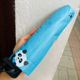 Sombrilla manual panda azul