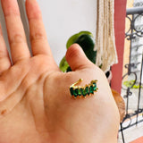Earcuff green peace