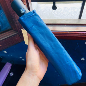 Sombrila Doble Automatico Azul
