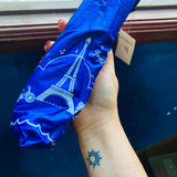 Sombrilla Francia manual azul rey